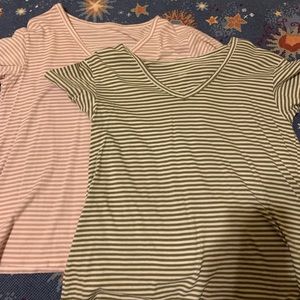 american eagle striped shirts